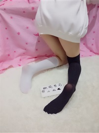 Soft cute 5 black and white socks(9)